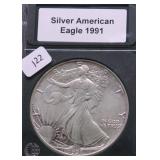 1991 SILVER EAGLE GEM