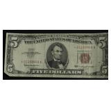 STAR 5 DOLLAR US LEGAL TENDER VF