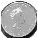 1992 CANADA MAPLE LEAF GEM