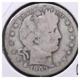 1903 S BARBER QUARTER AG