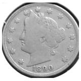 1890 V NICKEL F