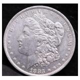 1883 O MORGAN DOLLAR XF