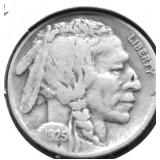 1925 S BUFFALO NICKEL VF