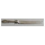 STERLING SILVER HANDLE BREAD KNIFE