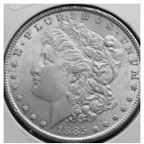 1885 CHOICE BU  MORGAN DOLLAR
