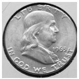 1963 GEM BU FRANKLIN HALF DOLLAR
