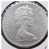 1965 CHOICE BU CANADA SILVER DOLLAR