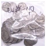 40 SILVER WAR NICKELS