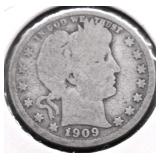 1909 BARBER QUARTER G