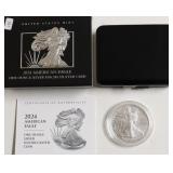 2024 W SILVER EAGLE W BOX PAPERS