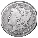 1880 O MORGAN DOLLAR VG
