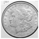 1921 D MORGAN DOLLAR XF