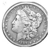 1889 MORGAN DOLLAR VF