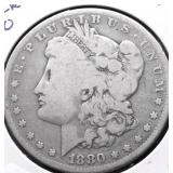 1880 O MICRO O MORGAN DOLLAR VG