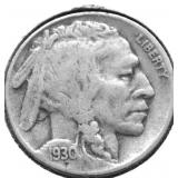 1930 S BUFFALO NICKEL VF