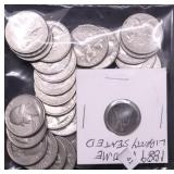 GROUP OF US COINS