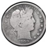 1900 BARBER HALF DOLLAR G