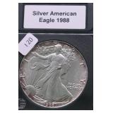 1988 SILVER EAGEL GEM