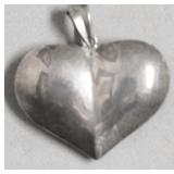 STERLING SILVER HEART PENDANT