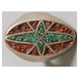 STERLING SILVER TURQUOISE RING