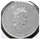 1999 CANADA MAPLE LEAF GEM