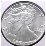1987 SILVER EAGLE GEM