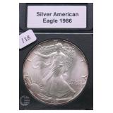1986 SILVER EAGLE GEM