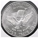 1 OZ .999 SILVER ROUND