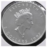 1997 CANADA MAPLE LEAF GEM