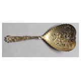 STERLING SILVER FLOWER SPOON