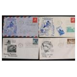 FIRST DAY ISSUE MAILING ENVELOPES WITH STAMPS