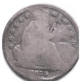 1839 SEATED DIME G