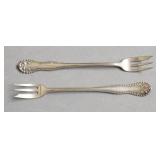 2-STERLING SILVER HOR DOURVE FORKS