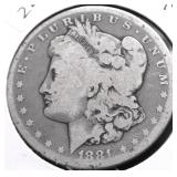 1881 S MORGAN DOLLAR AG