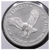 1 OZ .999 SILVER ROUND