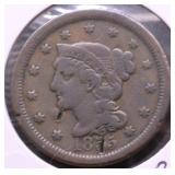 1855 LARGE CENT VG