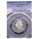 1992 S PCGS PF70DC WASHINGTON QUARTER