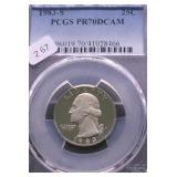 1983 S PCGS PF70DC WASHINGTON QUARTER