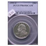1993 S PCGS PF69DC WASHINGTON QUARTER