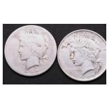 TWO SILVER DOLLARS