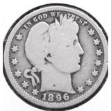 1896 BARBER QUARTER G