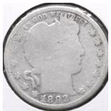1892 BARBER QUARTER AG