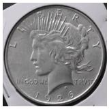 1926 D PEACE DOLLAR AU