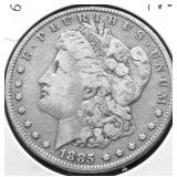 1885 MORGAN DOLLAR VG