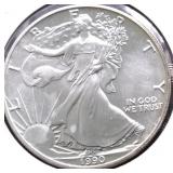 1990 SILVER EAGLE GEM