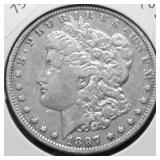 1897 O MORGAN DOLLAR VF