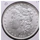 1881 O MICRO O CH BU MORGAN DOLLAR