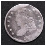 1830 BUST HALF DIME AG