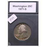 1971 S GEM PROOF WASHINGTON QUARTER