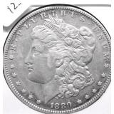1889 O MORGAN DOLLAR XF